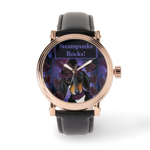 STEAMPUNK DACHSHUND WATCH