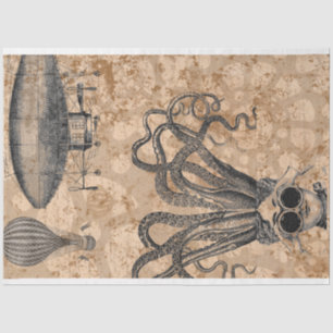 Steampunk Decoupage Paper