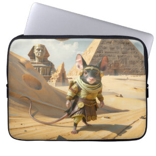 Steampunk Desert Explorer Mouse Laptop Sleeve