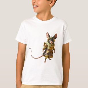 Steampunk Desert Explorer Mouse T-Shirt