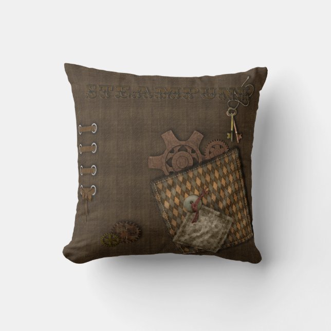 Steampunk Designs Cushion (Front)
