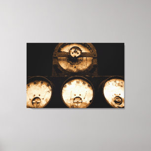 Steampunk Dials Canvas Print