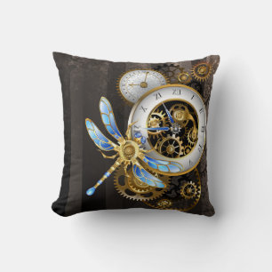 Steampunk Dials with Dragonfly Cushion