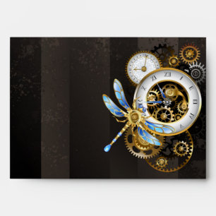 Steampunk Dials with Dragonfly Envelope