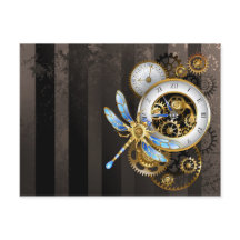 Steampunk Dials with Dragonfly