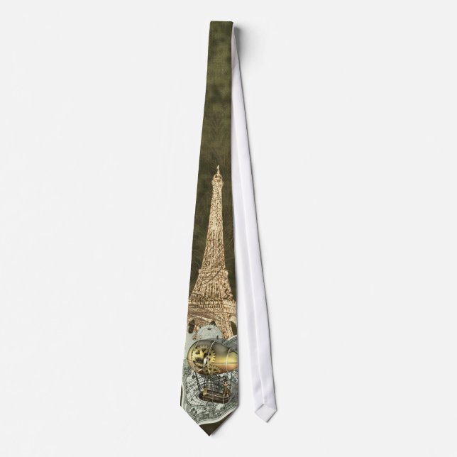 Steampunk Dirigible Air Tour Necktie (Front)