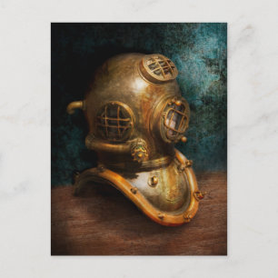 Steampunk - Diving - The diving helmet Postcard