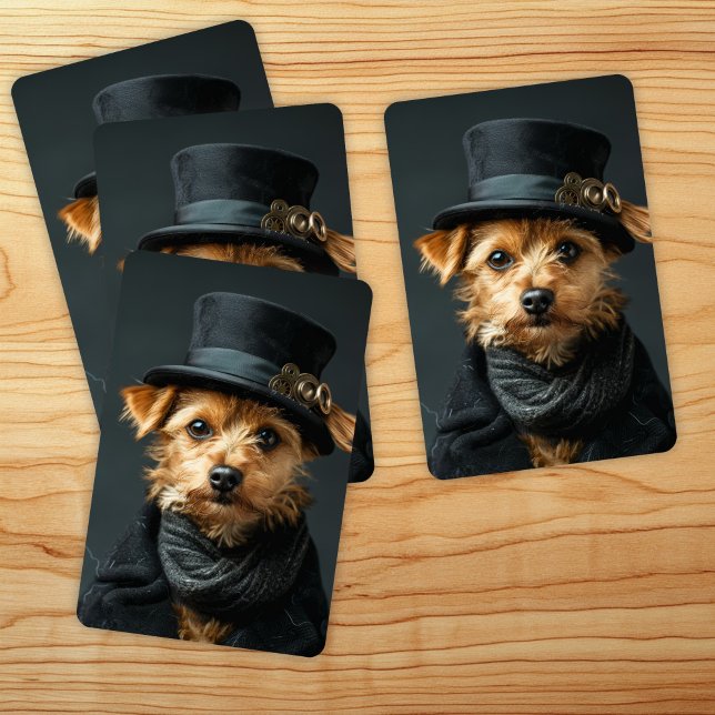 Steampunk Dog Playing Cards (Creator Uploaded)