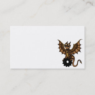 Steampunk Dragon business cards