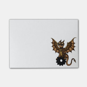 Steampunk Dragon Post-it Notes