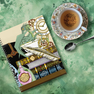 Steampunk Dragon Potions Books Planner