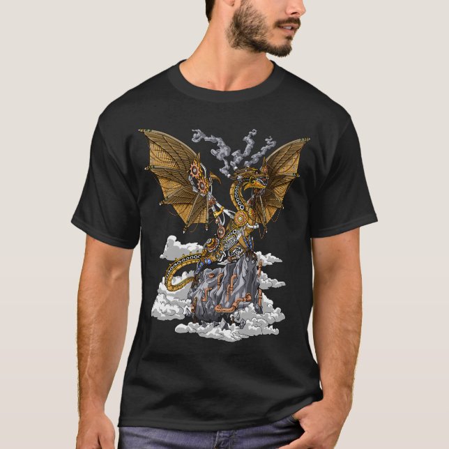 Steampunk Dragon T-Shirt (Front)