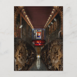 Steampunk - Dystopian society Postcard