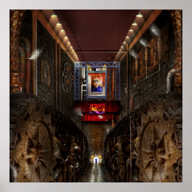 Steampunk - Dystopian society Poster (Front)