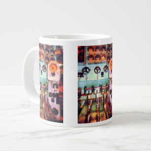 Steampunk - Electrical Control Room Large Coffee Mug