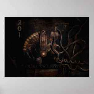 Steampunk - Electrical - Rotary Switch Poster