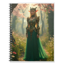 Steampunk Elven Princess in a Spring Garden