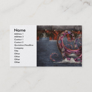 Steampunk - Enteroctopus magnificus roboticus Business Card