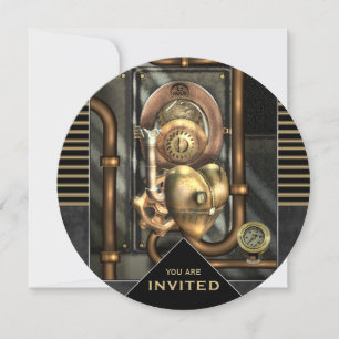 Steampunk Event Any Occasion Invitation