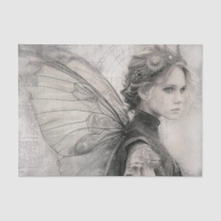 Steampunk Fairy Decoupage Tissue Paper