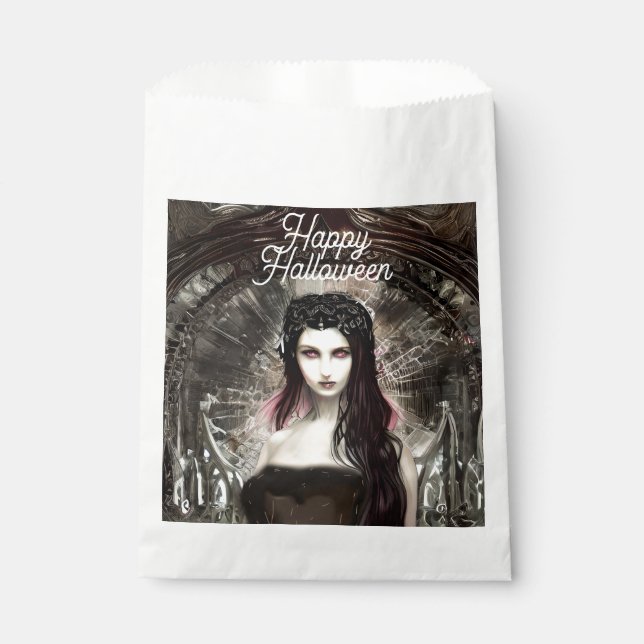 Steampunk Fallen Angel | Dark Art Halloween Favour Bag (Front)