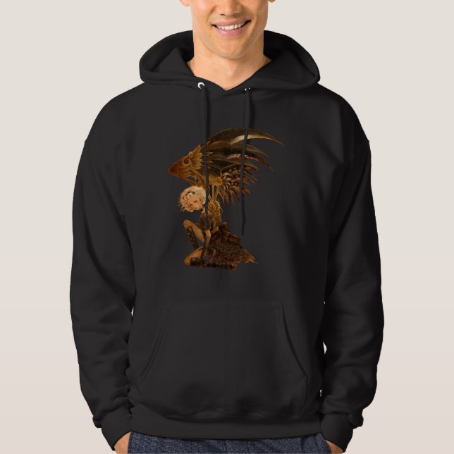Steampunk Fantasy Dark Hoodie (Front)