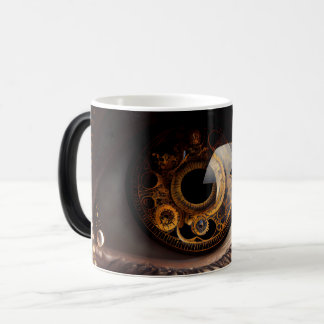 Steampunk Fantasy Pretty Glitter Eye Closeup Magic Mug