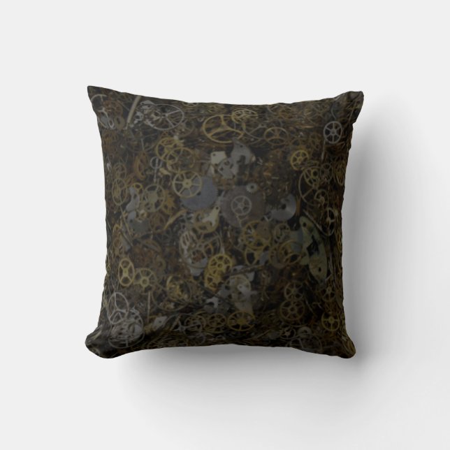 Steampunk Fashion decor Cushion (Front)
