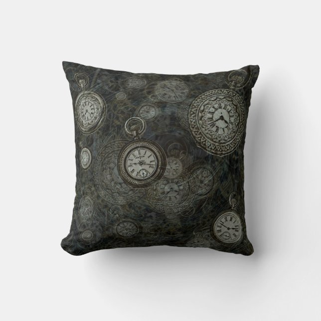 Steampunk Fashion decor Cushion (Front)