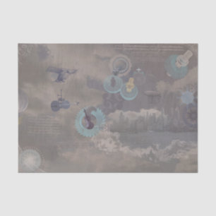 Steampunk Fiddle Strings Tissue Paper