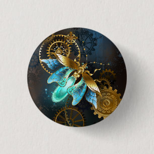 Steampunk Firefly 3 Cm Round Badge