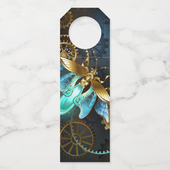 Steampunk Firefly Bottle Tag (Front)