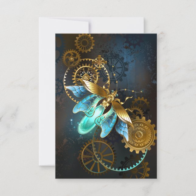 Steampunk Firefly Card (Front)
