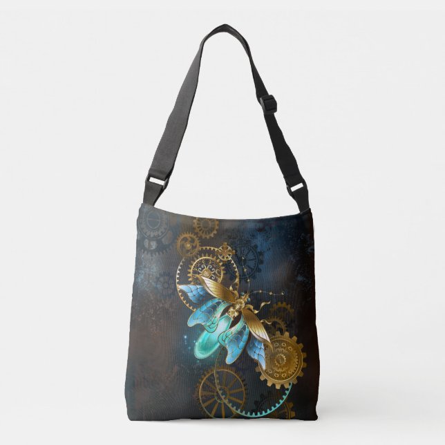 Steampunk Firefly Crossbody Bag (Front)