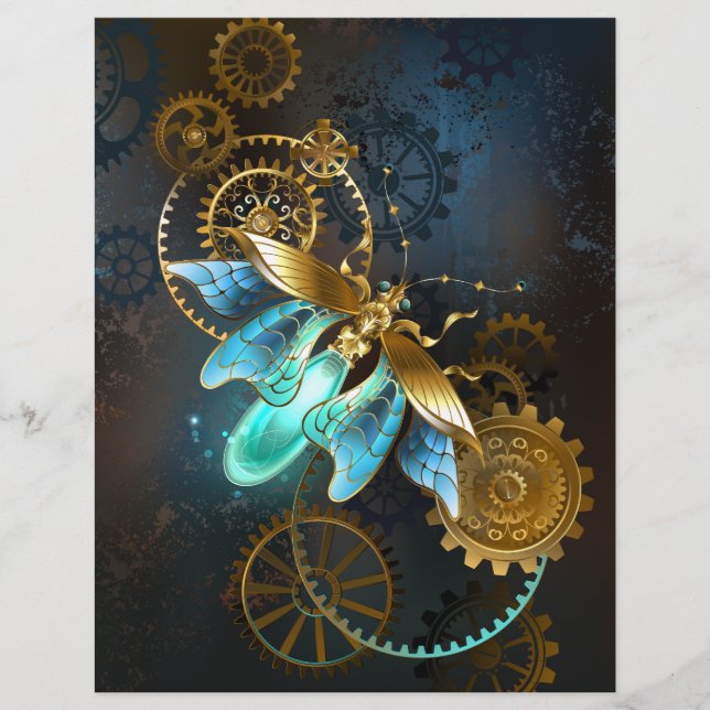 Steampunk Firefly Custom Letterhead (Front)