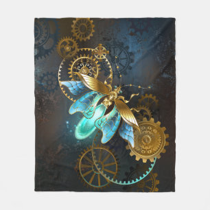 Steampunk Firefly Fleece Blanket