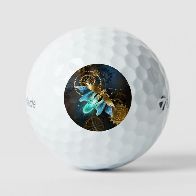 Steampunk Firefly Golf Balls (Front)