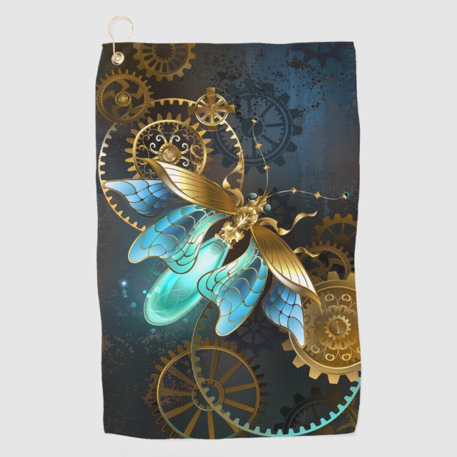 Steampunk Firefly Golf Towel (Front)