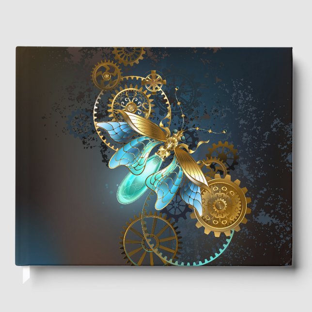 Steampunk Firefly Guest Book (Front)