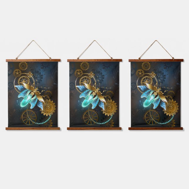 Steampunk Firefly Hanging Tapestry (Triple)