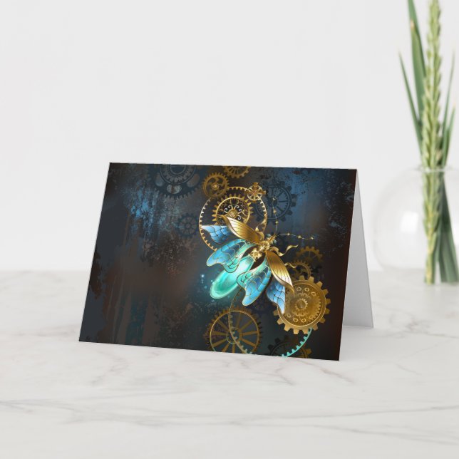 Steampunk Firefly Invitation (Front)
