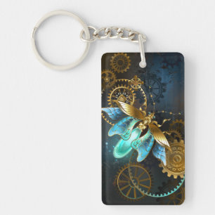 Steampunk Firefly Key Ring