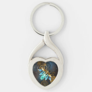 Steampunk Firefly Key Ring