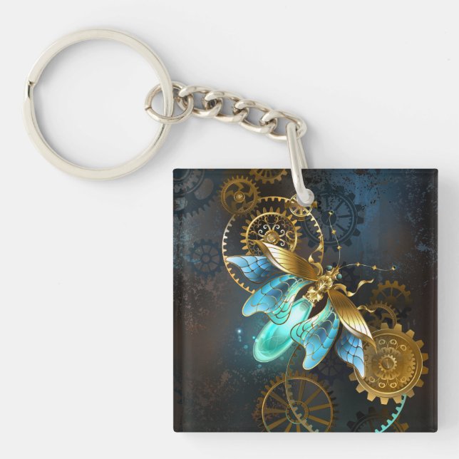 Steampunk Firefly Key Ring (Front)