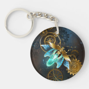 Steampunk Firefly Key Ring