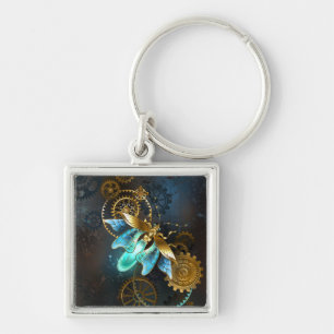 Steampunk Firefly Key Ring