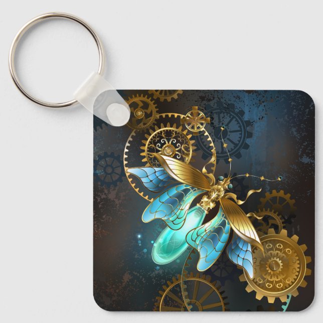 Steampunk Firefly Key Ring (Front)