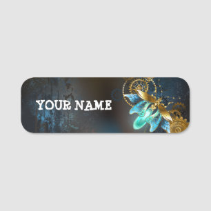 Steampunk Firefly Name Tag