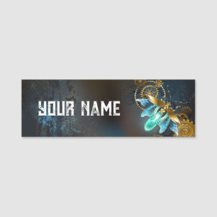 Steampunk Firefly Name Tag