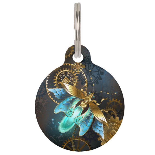 Steampunk Firefly Pet Tag (Front)